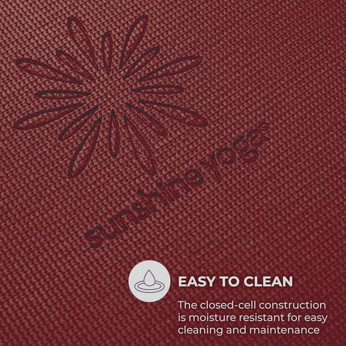 Voyage 5mm Studio Yoga Mats, 6 Pack, 72x24in | Extra Long, Anti-Tear Exercise Mats for Workout, Stretching, Fitness - Non Slip Gym Mats for Home, Schools and Studios