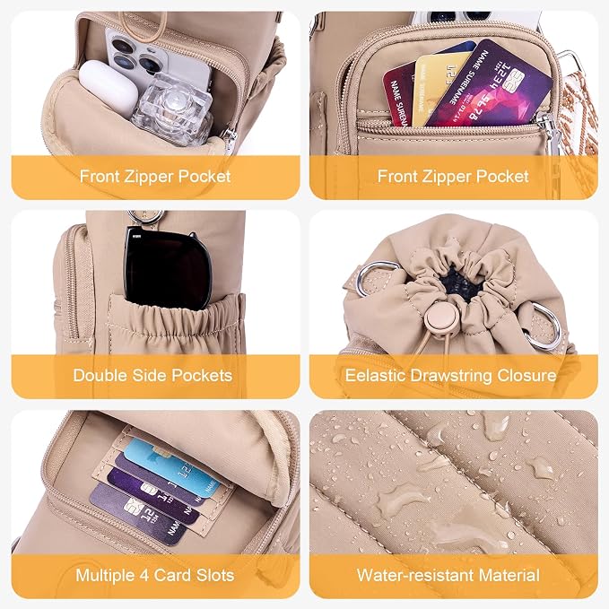 Water Bottle Bag 40 oz Crossbody Holder for Walking Hiking Insulated Carrier Purse with Adjustable Strap