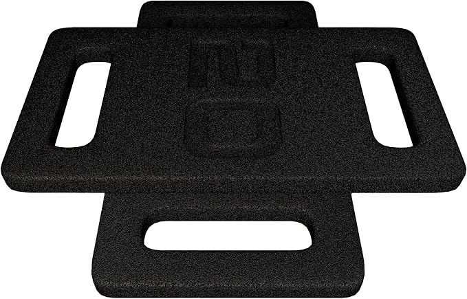 HULKFIT Cast Iron Weight Plate for Strength Training, Weighted Walking, Hiking, Rucking, Squats & Home Gym Exercises