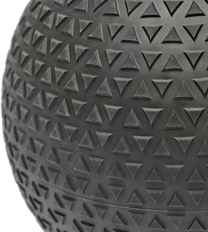 ZIVA Slam Ball - Elite Level Hard-Wearing PVC Outer Shell, Gripping Tire Tread Skin, Precision Weighted Sand Core | Throw, Toss Exercise Medicine Ball for Strength Core Workouts - Avail 10-40 lbs.