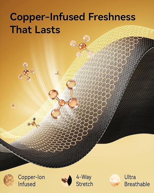 Copper-Infused Thigh Compression Sleeves 1 Pair Upgrade Medical-Grade | Anti-Slip Hamstring Compression Sleeves for Workouts,Sports Recovery ,Quad & Groin Support,Upper Leg Sleeve for Women Men M