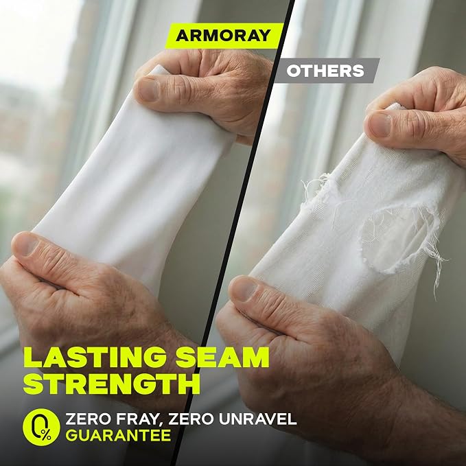 ARMORAY Arm Sleeves for Men and Women - UV Sun Protection Cooling Compression - Tattoo Cover Up Sleeve for Daily Wear & Work