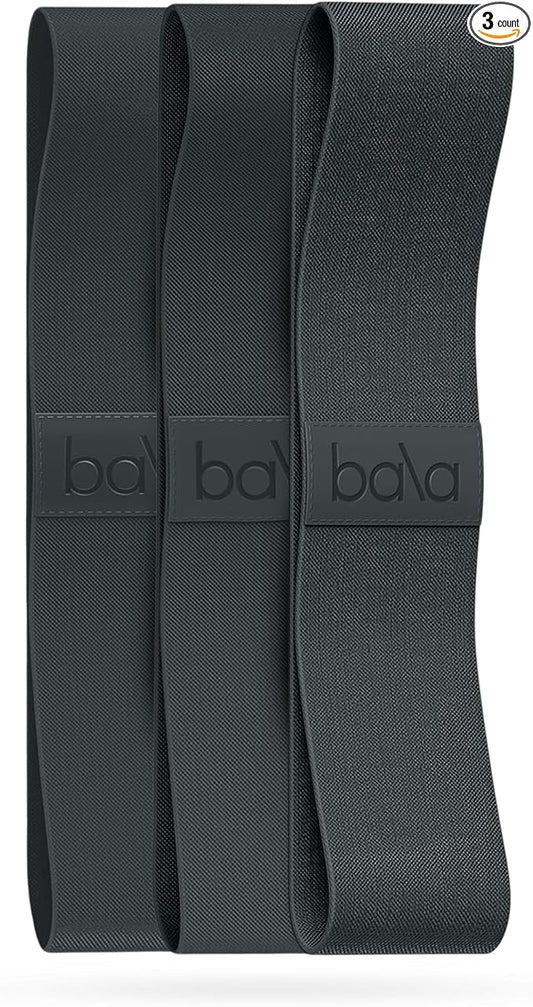 Bala Bands Resistance Bands, Non-Slip Fabric Exercise Bands | Non-Slip Ankle, Legs, Glutes & Booty Bands, Women & Men - Loop Workout Bands for Yoga, Pilates & Strength Training