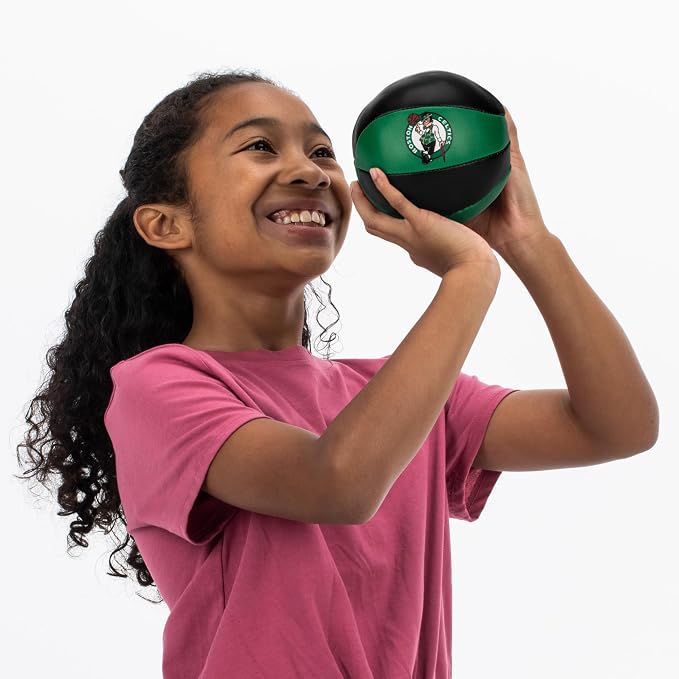 Franklin Sports NBA Toy Basketballs - 2 Pack of Kids Soft Mini Basketballs for Over The Door + Indoor Hoops - NBA Fan Shop