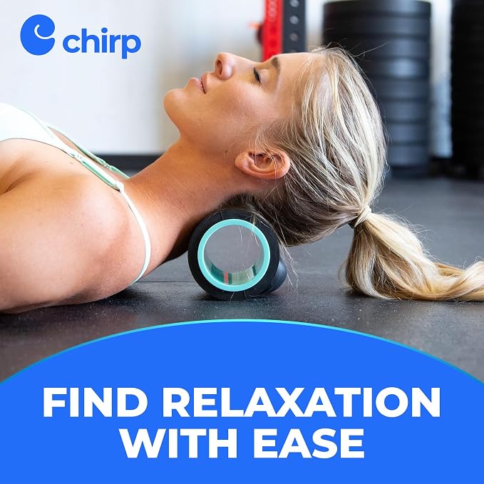 Chirp Wheel XR 4" Neck Wheel for Headache and Tension Relief, Mint | Neck Roller and Head Stretcher, Suboccipital Release Wheel, Tension Headache Massager, 4 Inch