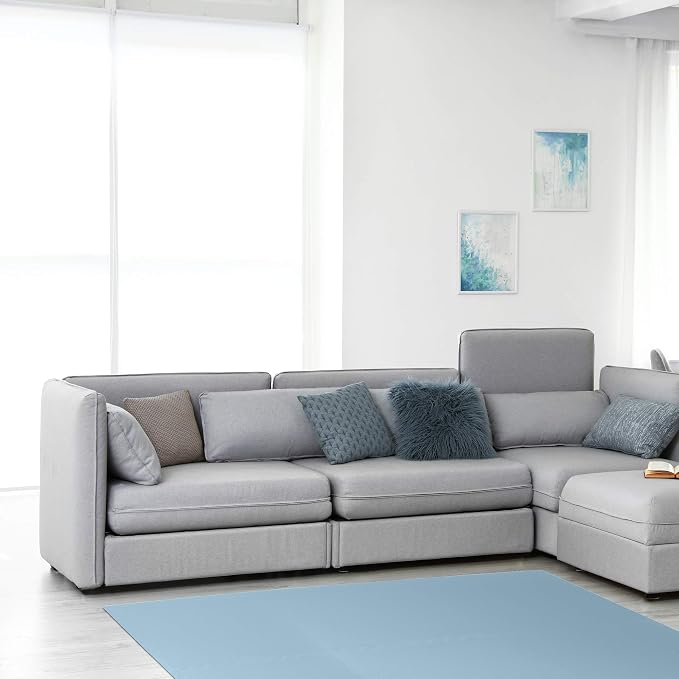 We Sell Mats 1/2-inch Multi-Purpose, Sky Blue, 16 Sq Ft (4 Tiles)