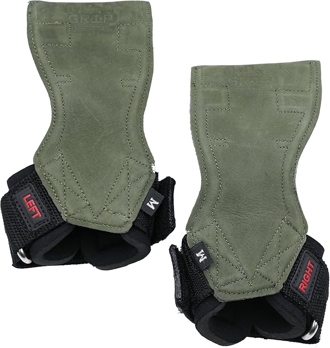 Lifting Grips PRO Weight Gloves Heavy Duty Barbell Gymnastics Straps Alternative to Power Hooks Deadlifts Adjustable Neoprene Padded Wrist Wrap
