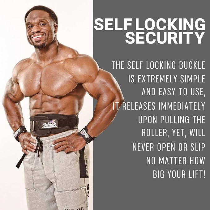 Schiek Sports 2006 Nylon 6" Weight Lifting Belt - Support Belt for Power Lifting