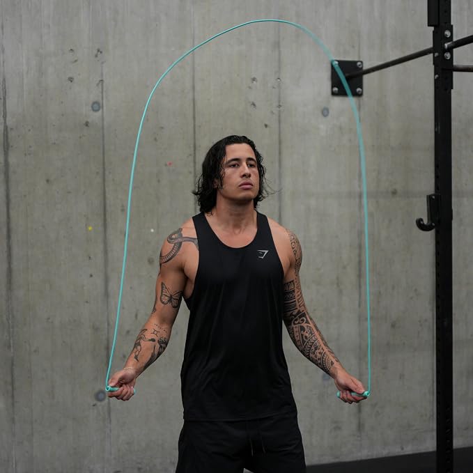 Swissskip Speed Jump Rope by Dayan Kolev, 5mm PVC Skipping Rope, Great for Beginners and Advanced Athlets, Designed for Fitness, Cardio, Boxing & CrossFit, Adjustable length with Unbreakable Handles