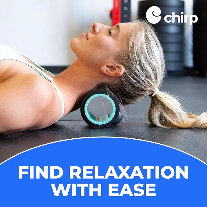 Chirp Wheel XR Acupressure Back Roller Set, 3-Pack, Mint | Acupressure Back Roller Set, Textured Foam Roller for Trigger Points, Deep Tissue Massage, 4/6/10 in