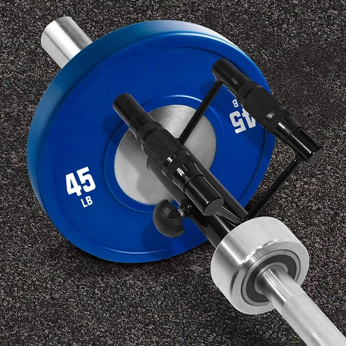 Yes4All Exercise Machine Adjustable T Bar Row Attachment, D Row Handle/Landmine Handle Attachment with Textured Rubber Handles