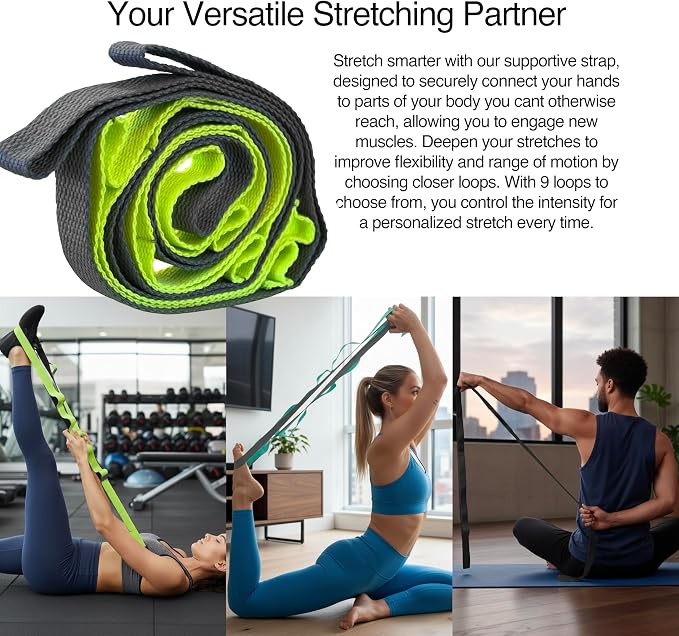 321 STRONG 5-in-1 Massage Set, Complete Mobility Kit for Workout Recovery | Deep Tissue Roller for Legs, Spikey Foot Ball, Hamstring Stretch Strap, Quad Roller Stick, Carry Bag