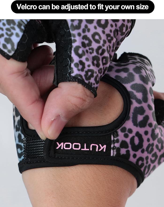 KUTOOK Weight Lifting Gloves for Women Gym Workout Gloves with Palm Protection & Extra Grip Breathable Exercise Gloves for Men Fitness