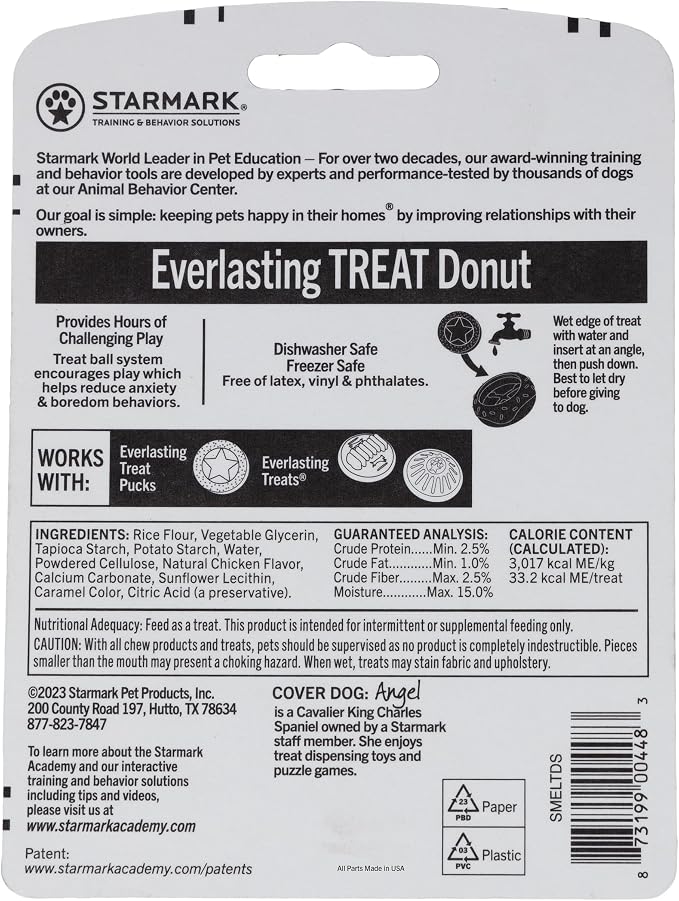 Starmark Everlasting Treat Donut Toy for Small Dogs