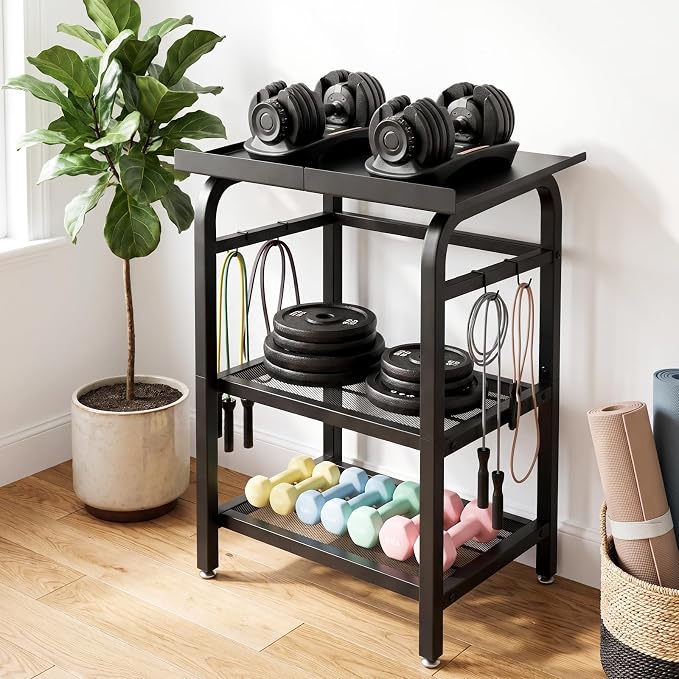 Dumbbell Rack Stand Only, 500LB Capacity for Adjustable Dumbbells, Home Gym