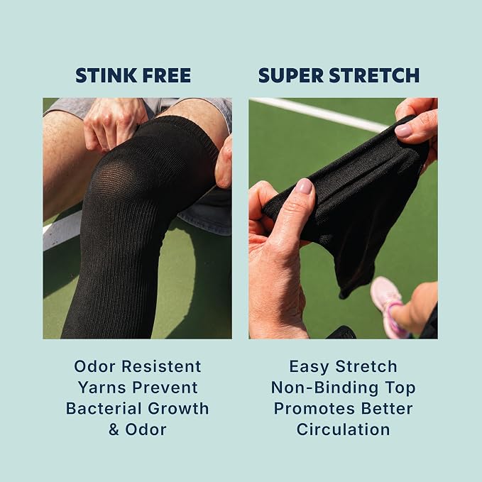 Doctor's Choice Full Leg Compression Sleeve, 10-20 mmHg, Men & Women | Graduated Support, Breathable Moisture-Wicking Fabric, Non-Binding Fit, Ideal for Recovery, Daily Wear, Running & Active Life
