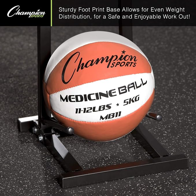 Champion Sports Medicine Ball Storage – Durable Racks & Trees for Organized Gym, Fitness & Sports Storage