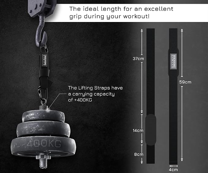 Breaking Limits Lifting Straps & Wrist Wraps for Weightlifting Men & Women | Wrist Straps for Weightlifting, Workout Gym Straps, Deadlift Straps, Cotton, Neoprene, Thumb Loops, Reinforced Stitching