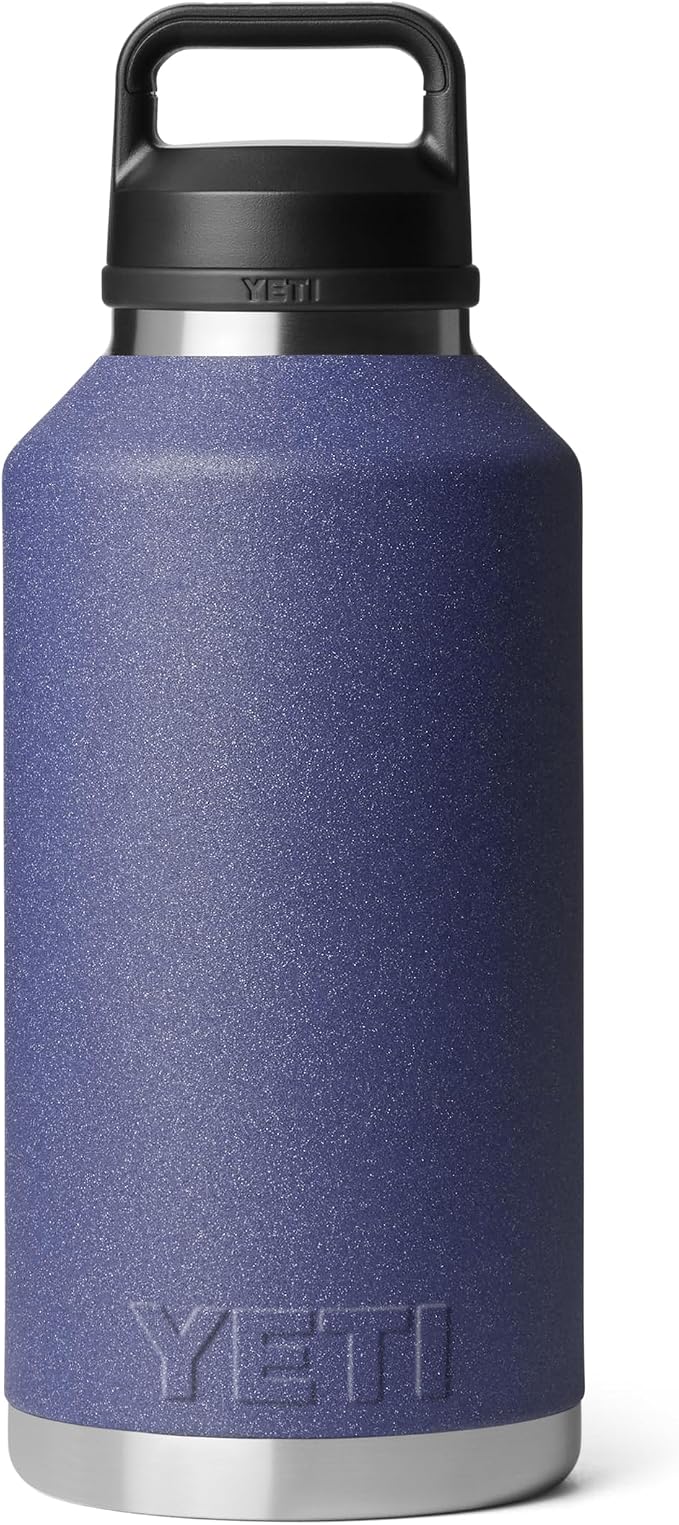 YETI Rambler 64 oz Bottle, Vacuum Insulated, Leakproof, Stainless Steel with Chug Cap, Moon Dust