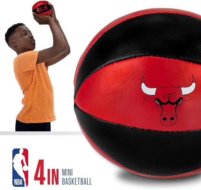 Franklin Sports NBA Toy Basketballs - 2 Pack of Kids Soft Mini Basketballs for Over The Door + Indoor Hoops - NBA Fan Shop