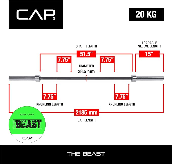 CAP Barbell Starter Olympic Weight Set | Multiple Options