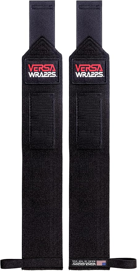 VERSA GRIPPS® Wrapps Wrist Wraps | Locks in Wrist Motion for Extreme Press Exercises, Handcrafted in the USA