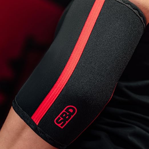 SBD Elbow Sleeves – Maximum Support & Compression with Full Mobility – Strength Training & Powerlifting, Made in Great Britain