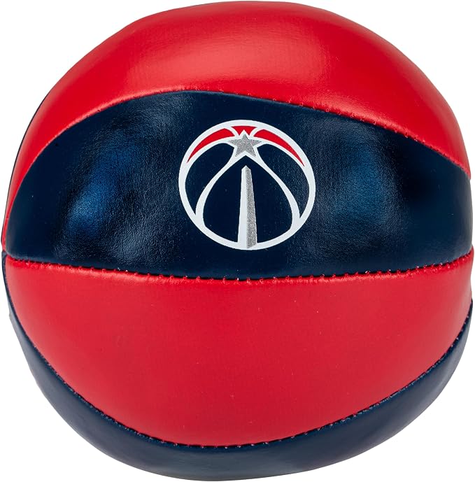 Franklin Sports NBA Toy Basketballs - 2 Pack of Kids Soft Mini Basketballs for Over The Door + Indoor Hoops - NBA Fan Shop