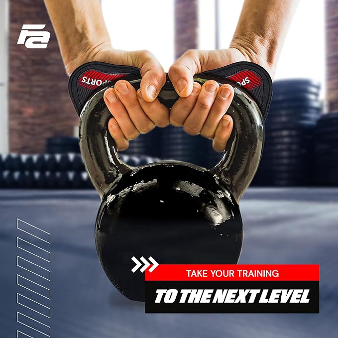 Workout Gloves for Gym - Durable Gym Grips, & Grip Pads - Rubber Padding to Avoid Calluses - Suits Men & Women