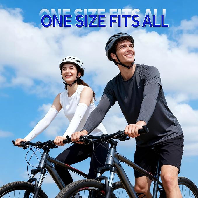SHEVERCH Cooling Arm Sleeves Sun UV Protection Compression for Men Women | 2Pairs, UPF 50, Sports Compression,Tattoo Cover Up ,Fittness,Baseball,Basketball,Cycling,Hiking,Football,Outdoor