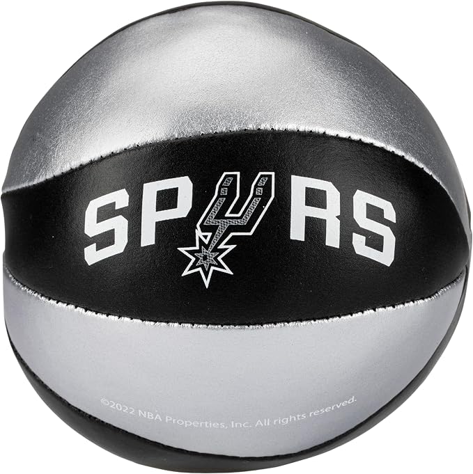 Franklin Sports NBA Toy Basketballs - 2 Pack of Kids Soft Mini Basketballs for Over The Door + Indoor Hoops - NBA Fan Shop
