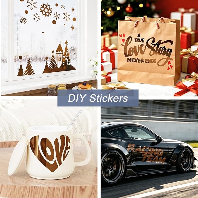 WESTICK Brown Mirror Wall Stickers 15.8"X394" Peel and Stick Reflective Mirror Wallpaper Stick on Mirrors for Wall Self Adhesive Mirrors Paper Vinyl Roll for DIY Gym Decor Refrigerator Wrap Countertop