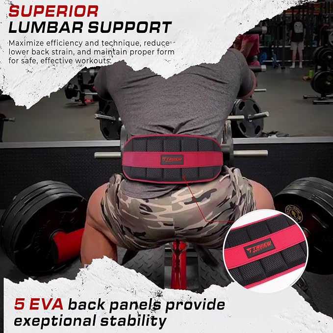 Belt for Belt Squats, Rack Attachment & Squat Machine, Weight Lifting&Powerlifting – Back Support, Low-Profile, Padded Hip & Thigh, Secure Buckle, Heavy Duty