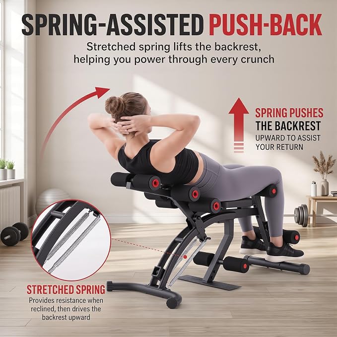 OPPSDECOR Weight Bench for Home Gym, ASTM-Certified 660LBS Fast Foldable Workout Bench for Home Gym, 8 Adjustable and 30in Extended Backrest for Bench Press Incline/Flat/Decline Dumbbell Exercise
