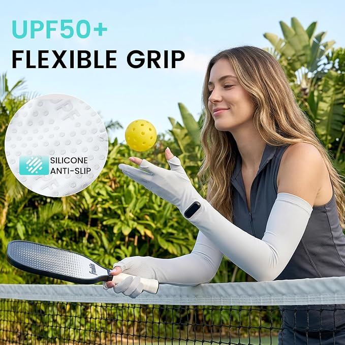 Women Driving Gloves, UV Protection Sun Gloves, Touchscreen Full Finger | UPF 50+ fabric blocks 99% UV rays, protecting hands during driving, cycling, fishing, hiking and outdoor activities