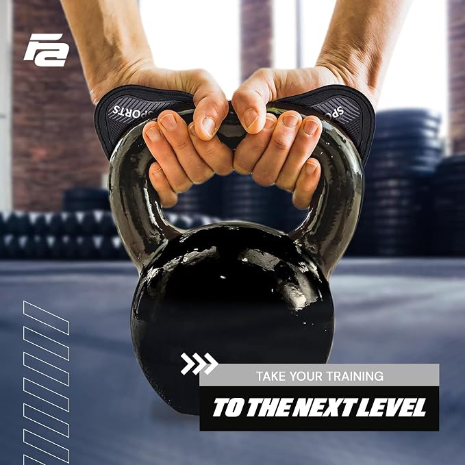 Workout Gloves for Gym - Durable Gym Grips, & Grip Pads - Rubber Padding to Avoid Calluses - Suits Men & Women