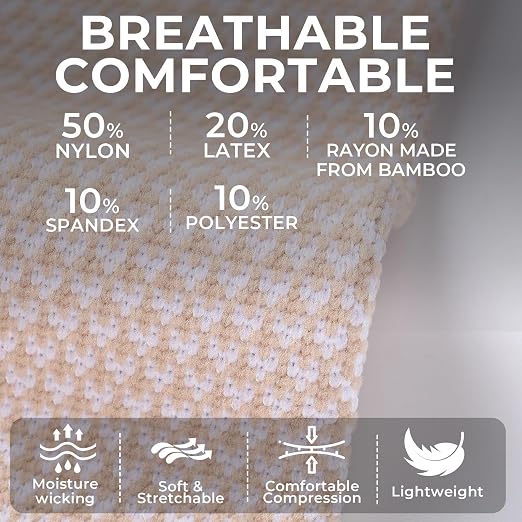 NeoTech Care Elbow Support Brace - Breathable - Men, Women, Right or Left (Beige Color, Size XL, 1 Unit)