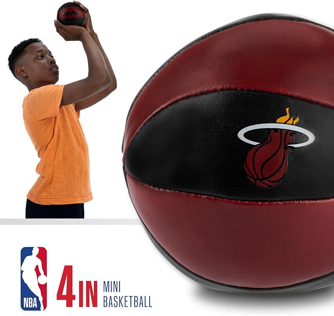 Franklin Sports NBA Toy Basketballs - 2 Pack of Kids Soft Mini Basketballs for Over The Door + Indoor Hoops - NBA Fan Shop