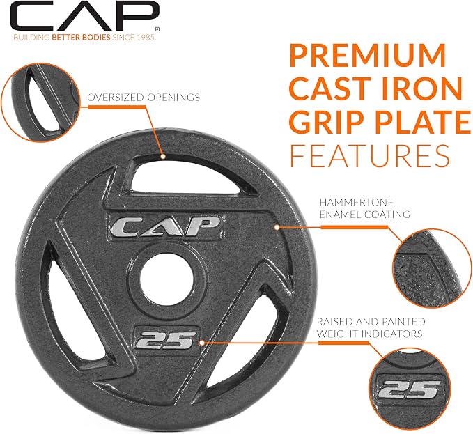 CAP Barbell 2-Inch Olympic Weight Plate | Multiple Options