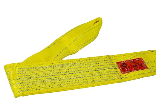 Kennedy Wire Rope & Sling Co. 4" x 4' 2-Ply Twist Eye Polyester Lifting Sling (Various Sizes in Listing) Made in The USA