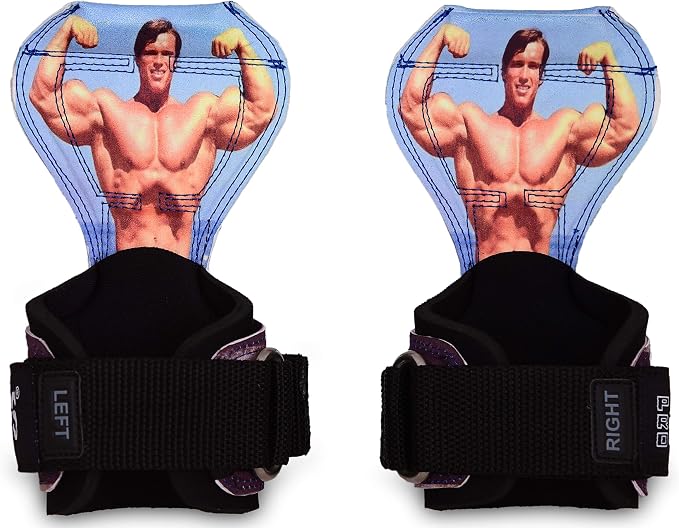 Cobra Grips Weight Lifting Gloves with Adjustable Neoprene Padded Wrist Wraps - Heavy Duty Alternative to Power Lifting Hooks for Deadlifts