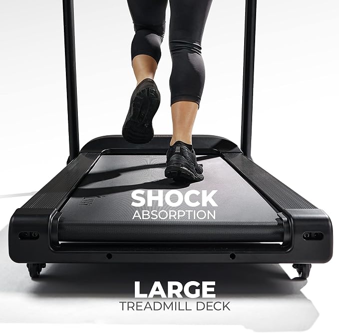 Sunny Health & Fitness 20" x 55" Auto Incline Treadmill with Folding Deck