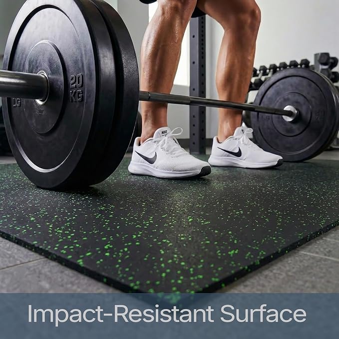 Flooring Inc's 1/4" Thick Tough Rubber Flooring Roll | Flexible Recycled Rubber Floor Mats for Home Gym | Heavy Duty Rubber Mat for Home Gyms, Sheds, Horse Stall Mat or Trailer