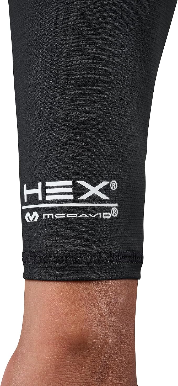 McDavid HEX Shooter Arm Sleeve Single Padded Compression Sleeve Basketball Football Sports Protection