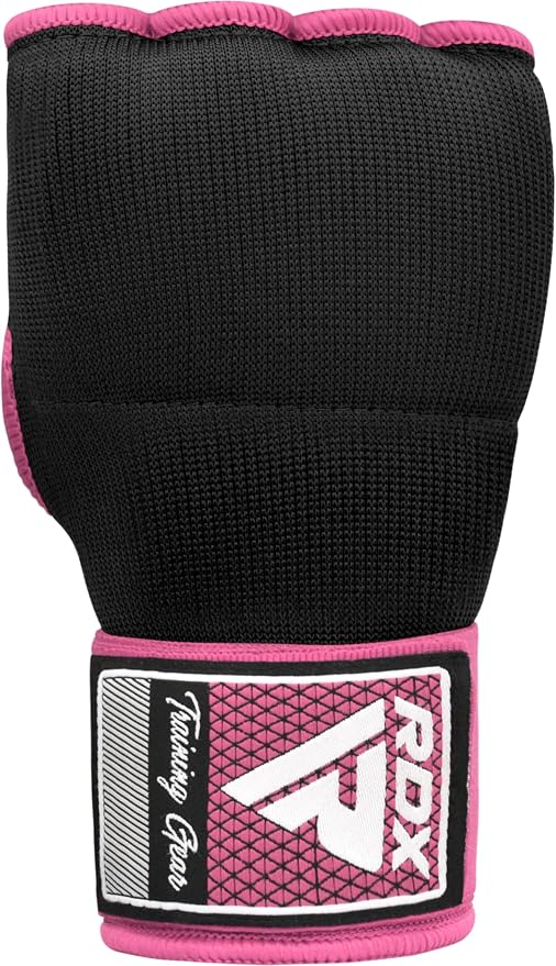 RDX Gel Boxing Hand Wraps Inner Gloves Men Women, Quick 100cm Long Wrist Straps, Elasticated Padded Fist Under Mitts Protection, Muay Thai MMA Kickboxing Martial Arts