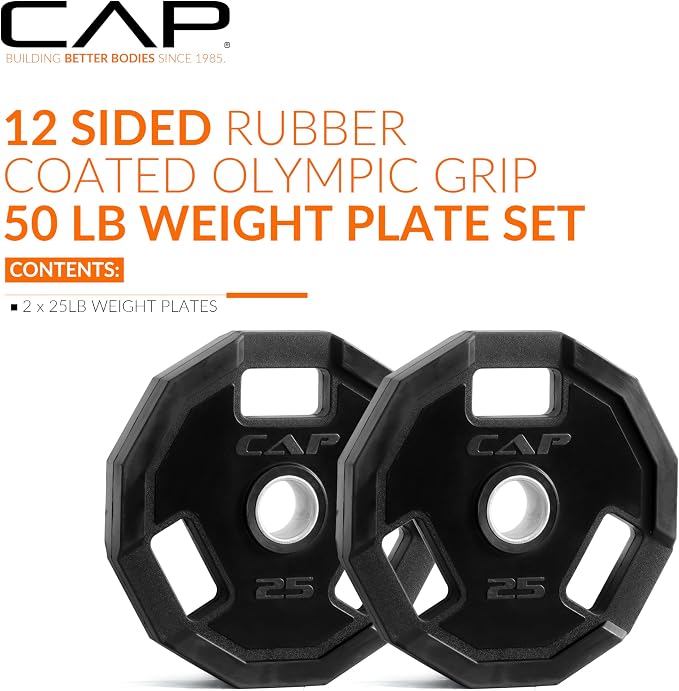 CAP Barbell 2-Inch Olympic Weight Plate | Multiple Options