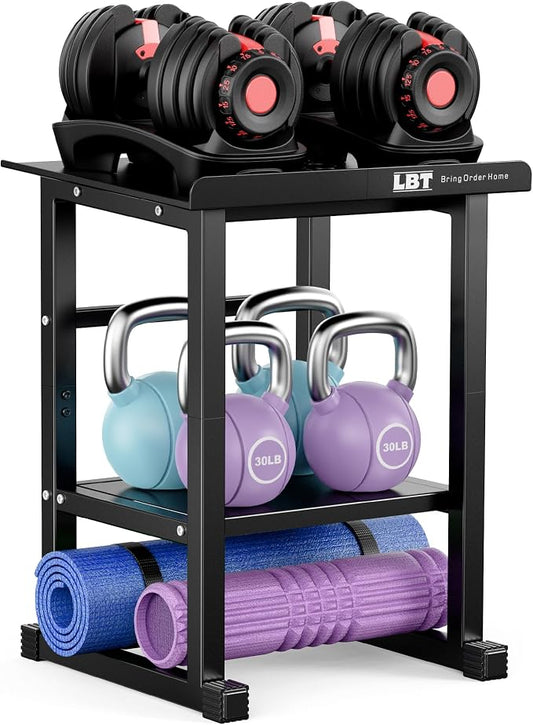 LBT Adjustable Dumbbell Stand, 600LB Rack for Home Gym, Rack Only