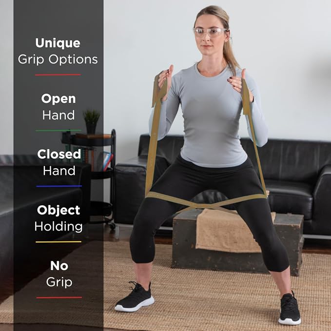 THERABAND CLX Resistance Band with Loops, 5-Foot Band