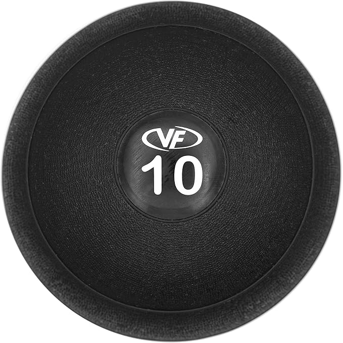 Valor Fitness Slam Ball - Durable Weighted Ball for Crossfit, Strength Training, HIIT, and Cardio Workouts, Non-Bounce Design, Multiple Weights Available