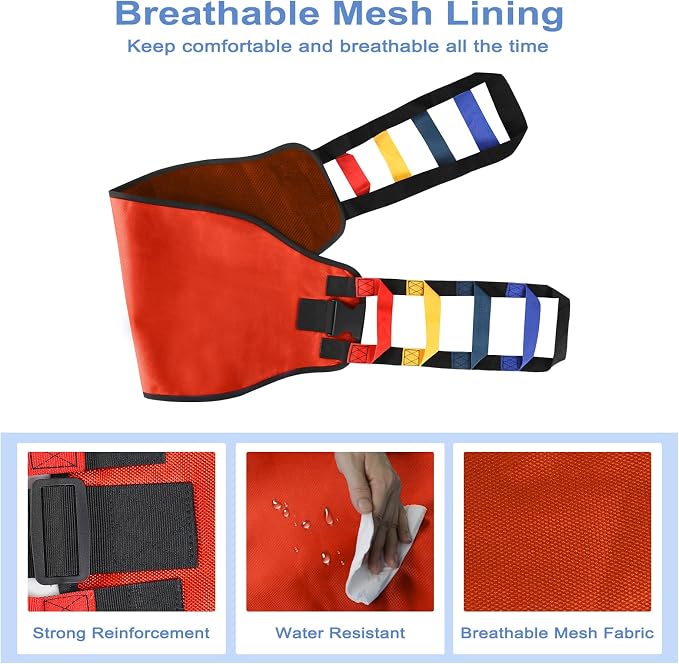 Transfer Sling, Transfer Belt for Elderly, Gait Belts for Seniors | Heavy Duty Patient Lift Belt,Mobility Standing&Lifting Aid for Disabled,Elderly,Injured-Safely Move from Bed and Wheelchair